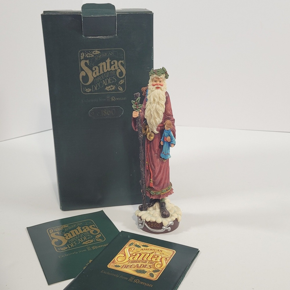Roman American Santas Through The Decades 1860 Pencil Santa Figurine 66926 1994